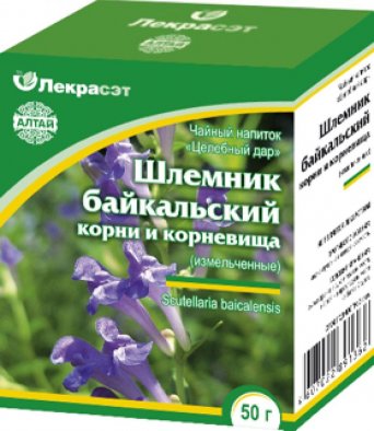 Шлемник байкальский (корни и корневища измельченные) 50 гр