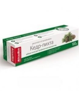 AltaiBio Зубная паста для профилактика парадонторза Кедр-Пихта 75 мл
