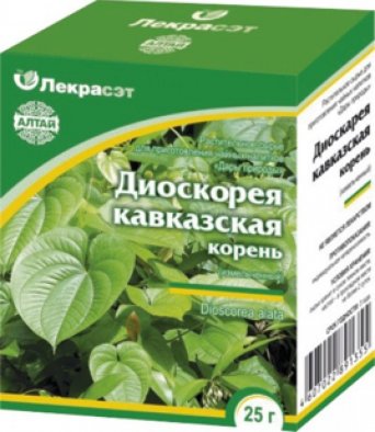 Диоскорея кавказская (корневища с корнями измельченные) 25 гр