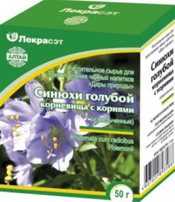 Синюха голубая (корневища с корнями измельченные) 50 гр