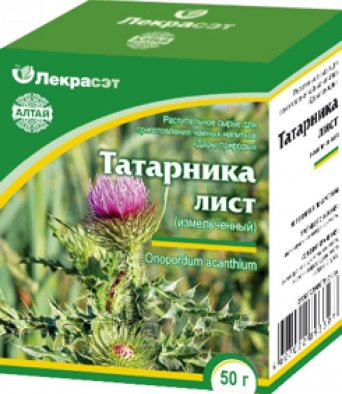 Татарник (лист измельченный) 50 гр