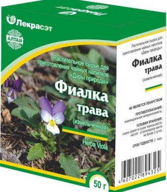 Фиалка трава (измельченная) 50 гр 